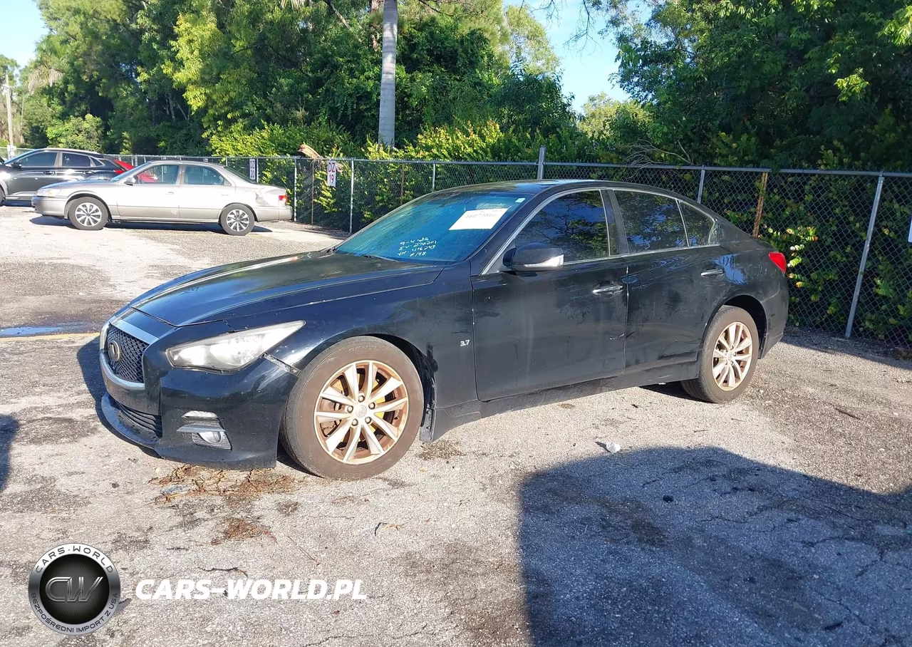 2015 Infiniti Q50 VIN:JN1BV7AR5FM416243 - 2