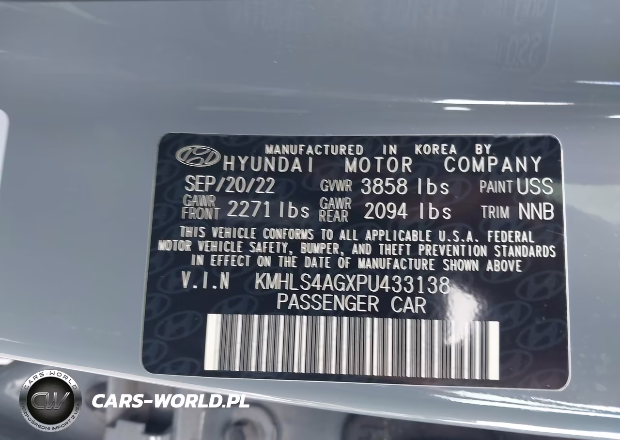 2023 Hyundai Elantra Sel VIN:KMHLS4AGXPU433138 - 9