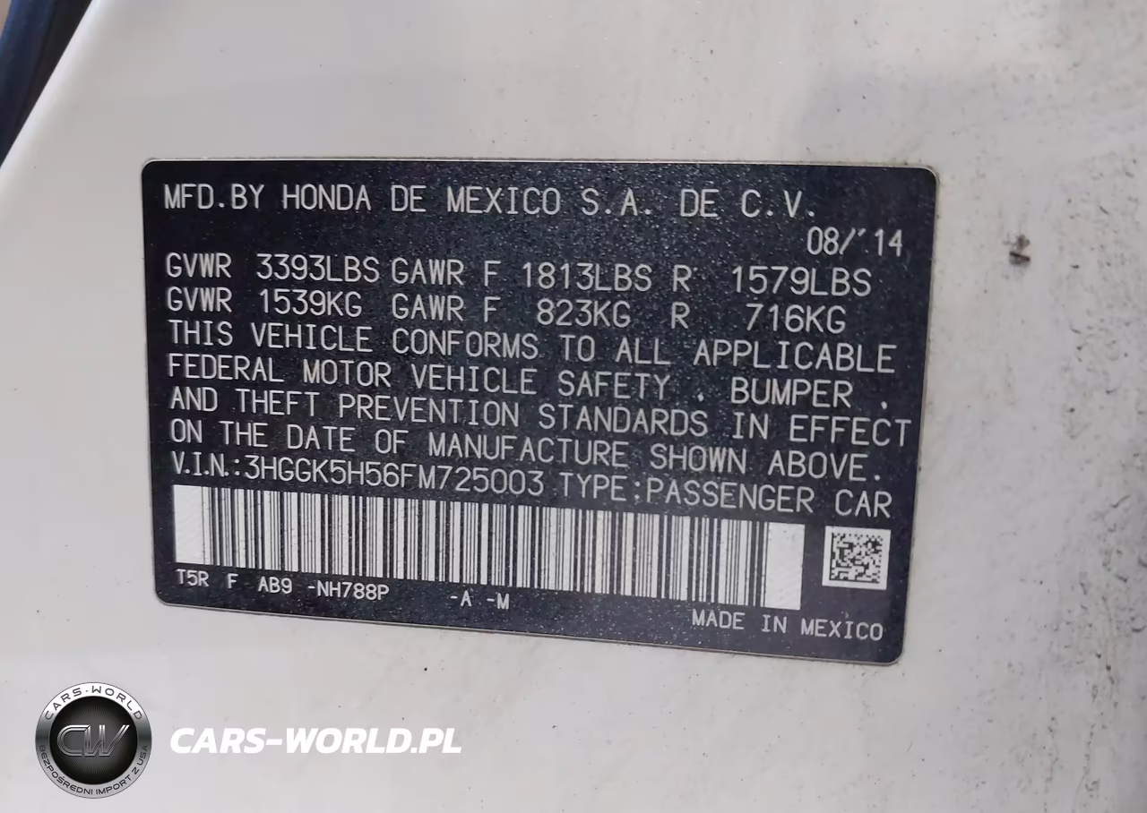 2015 Honda Fit Lx VIN:3HGGK5H56FM725003 - 9