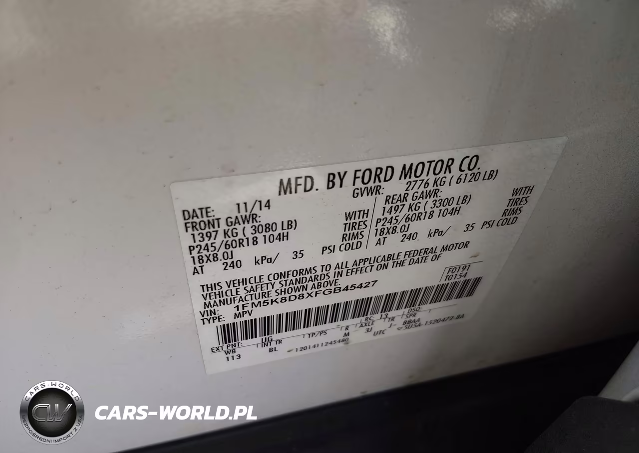 2015 Ford Explorer Xlt VIN:1FM5K8D8XFGB45427 - 9