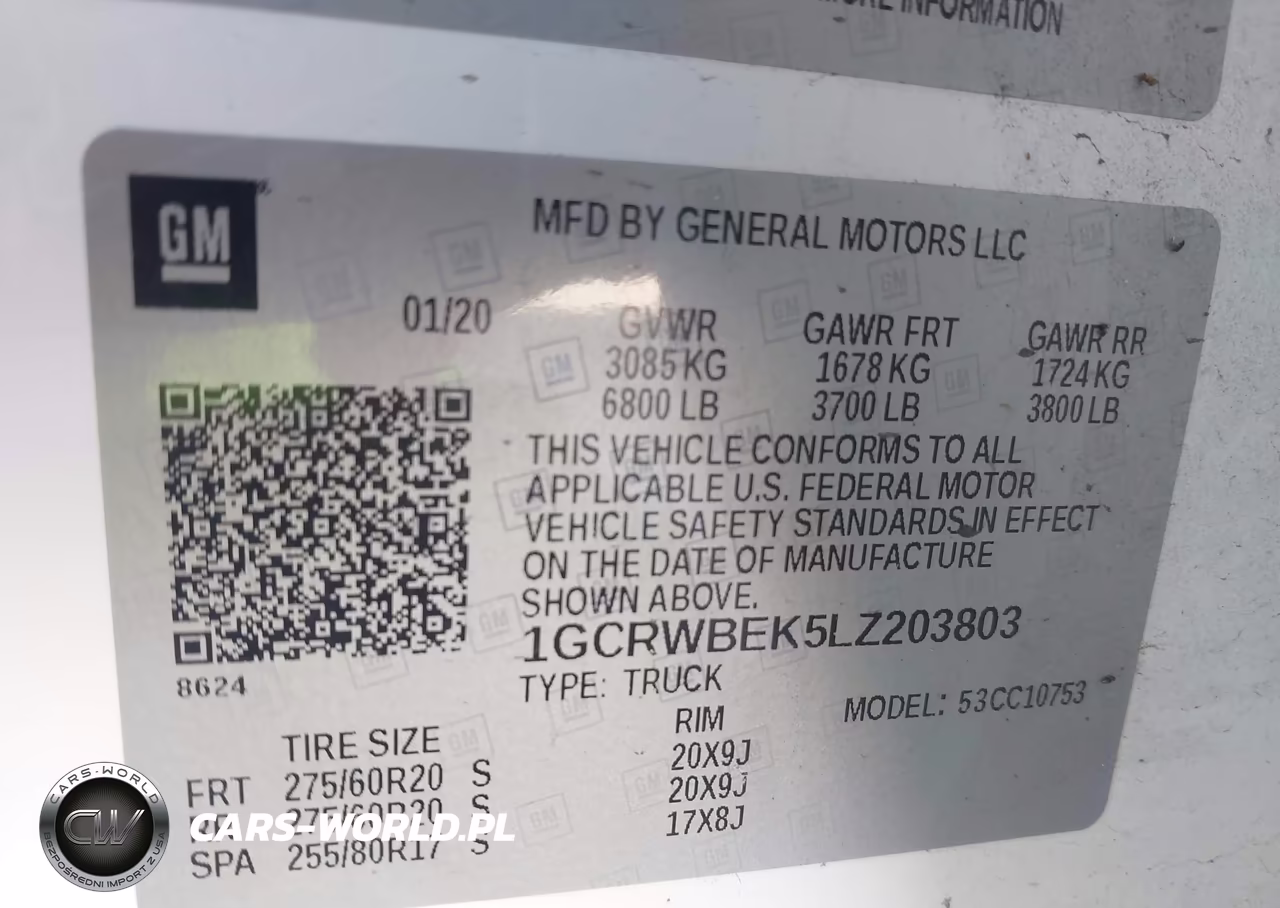 2020 Chevrolet Silverado 1500 2Wd Standard Bed Custom VIN:1GCRWBEK5LZ203803 - 9