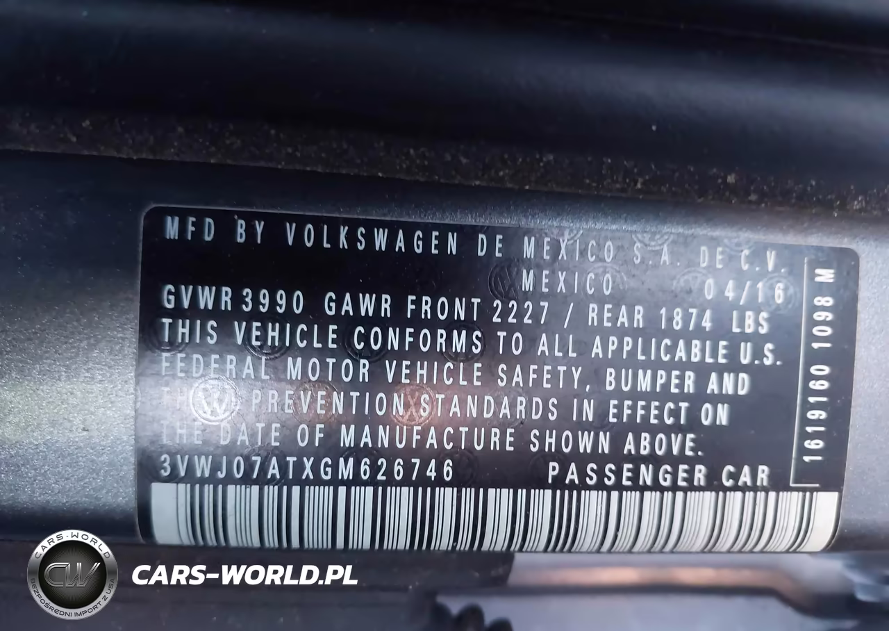 2016 Volkswagen Beetle 1.8T Se VIN:3VWJ07ATXGM626746 - 9