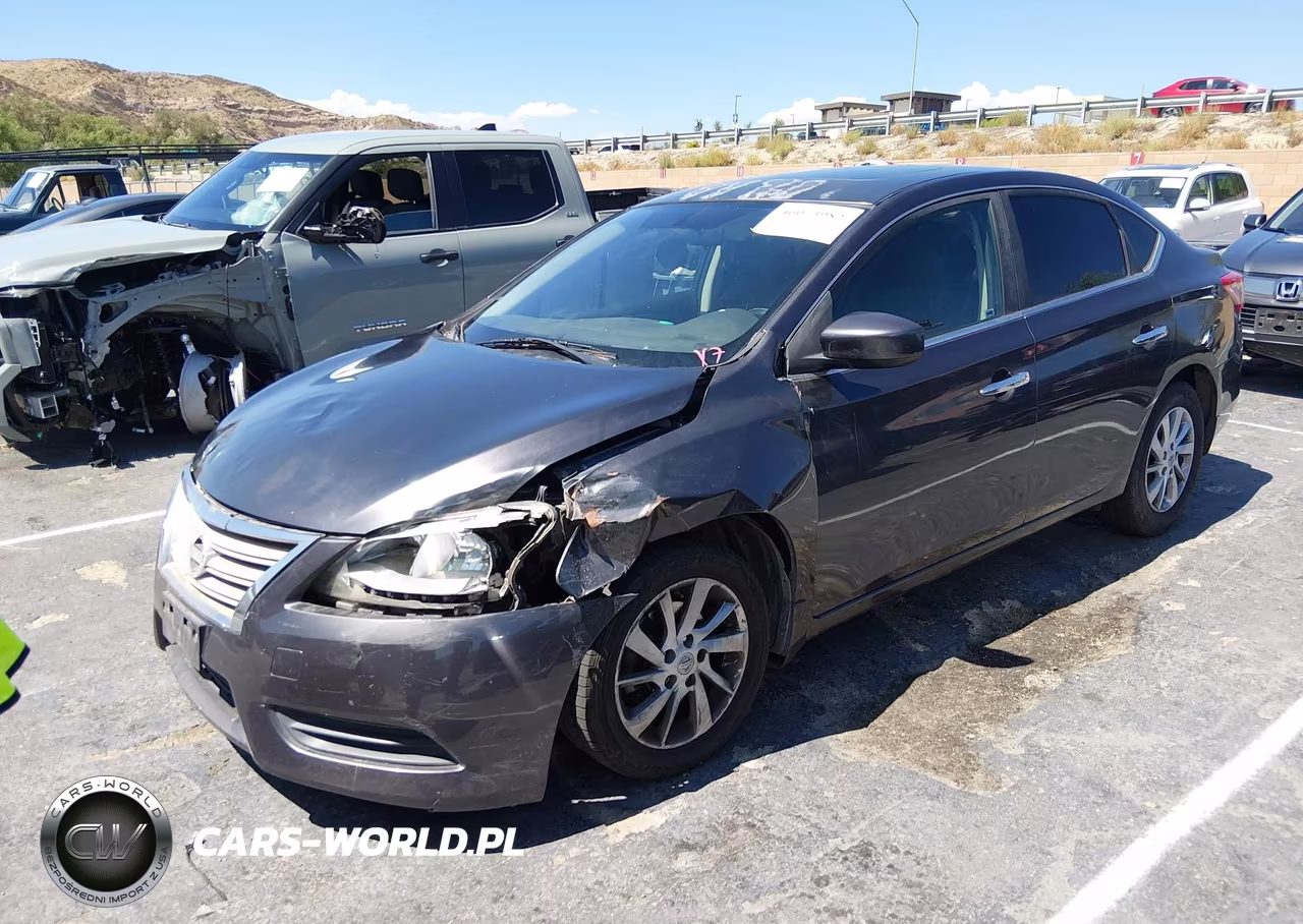 2015 Nissan Sentra Sv VIN:3N1AB7AP8FY235329 - 2