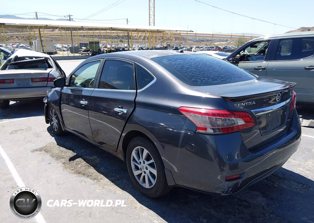 2015 Nissan Sentra Sv VIN:3N1AB7AP8FY235329 - 3