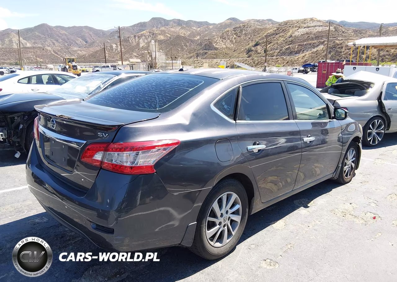 2015 Nissan Sentra Sv VIN:3N1AB7AP8FY235329 - 4