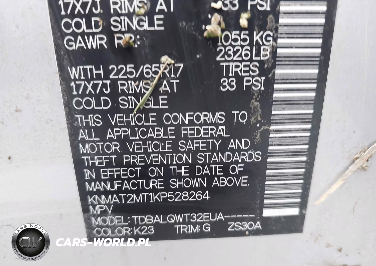 2019 Nissan Rogue Sv VIN:KNMAT2MT1KP528264 - 9
