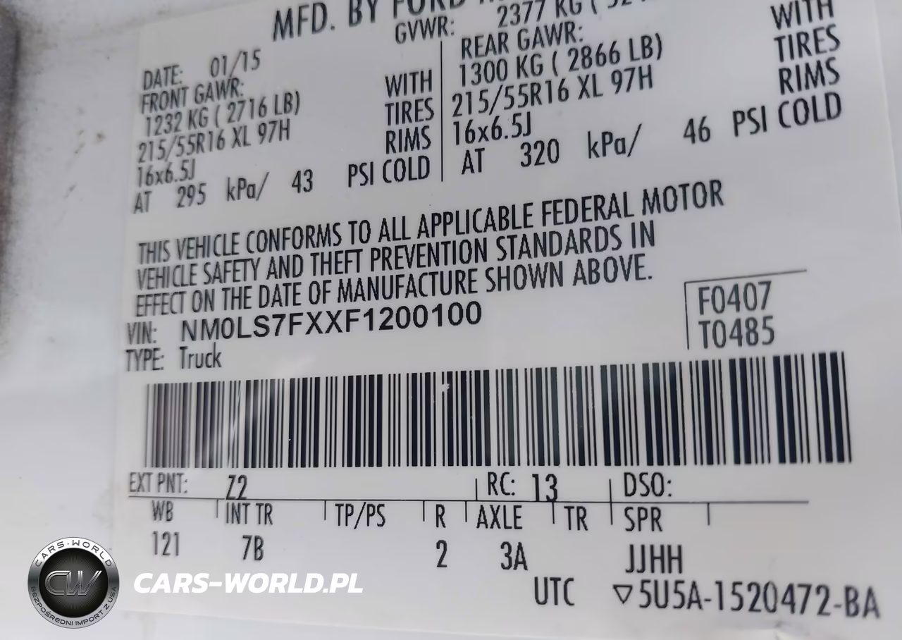 2015 Ford Transit Connect Xlt VIN:NM0LS7FXXF1200100 - 9