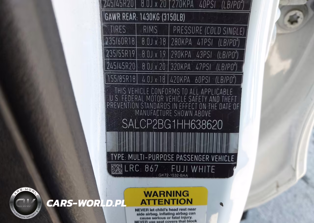 2017 Land Rover Discovery Sport Se VIN:SALCP2BG1HH638620 - 9