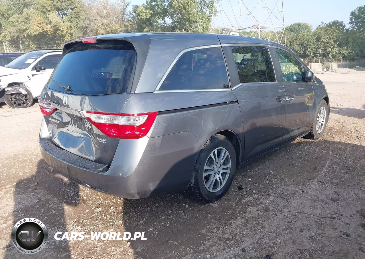 2012 Honda Odyssey Ex-L VIN:5FNRL5H68CB096812 - 4