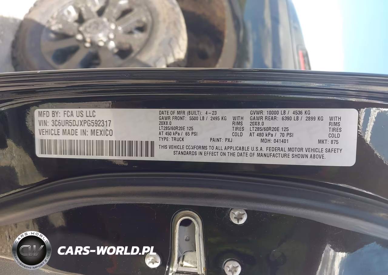 2023 Ram 2500 Big Horn 4X4 6'4 Box VIN:3C6UR5DJXPG592317 - 9