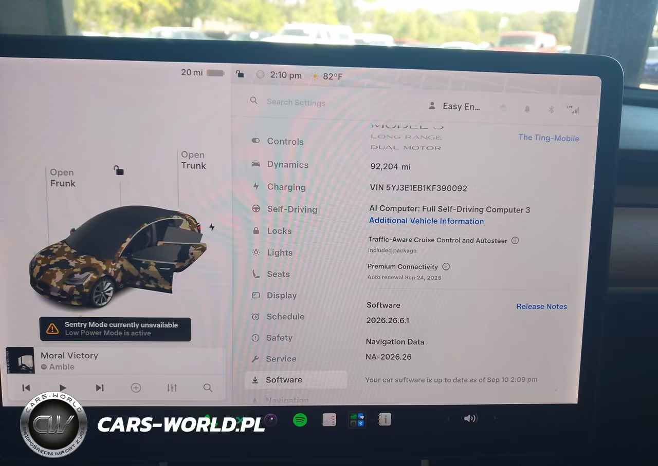 2019 Tesla Model 3 Long Range-Performance VIN:5YJ3E1EB1KF390092 - 18