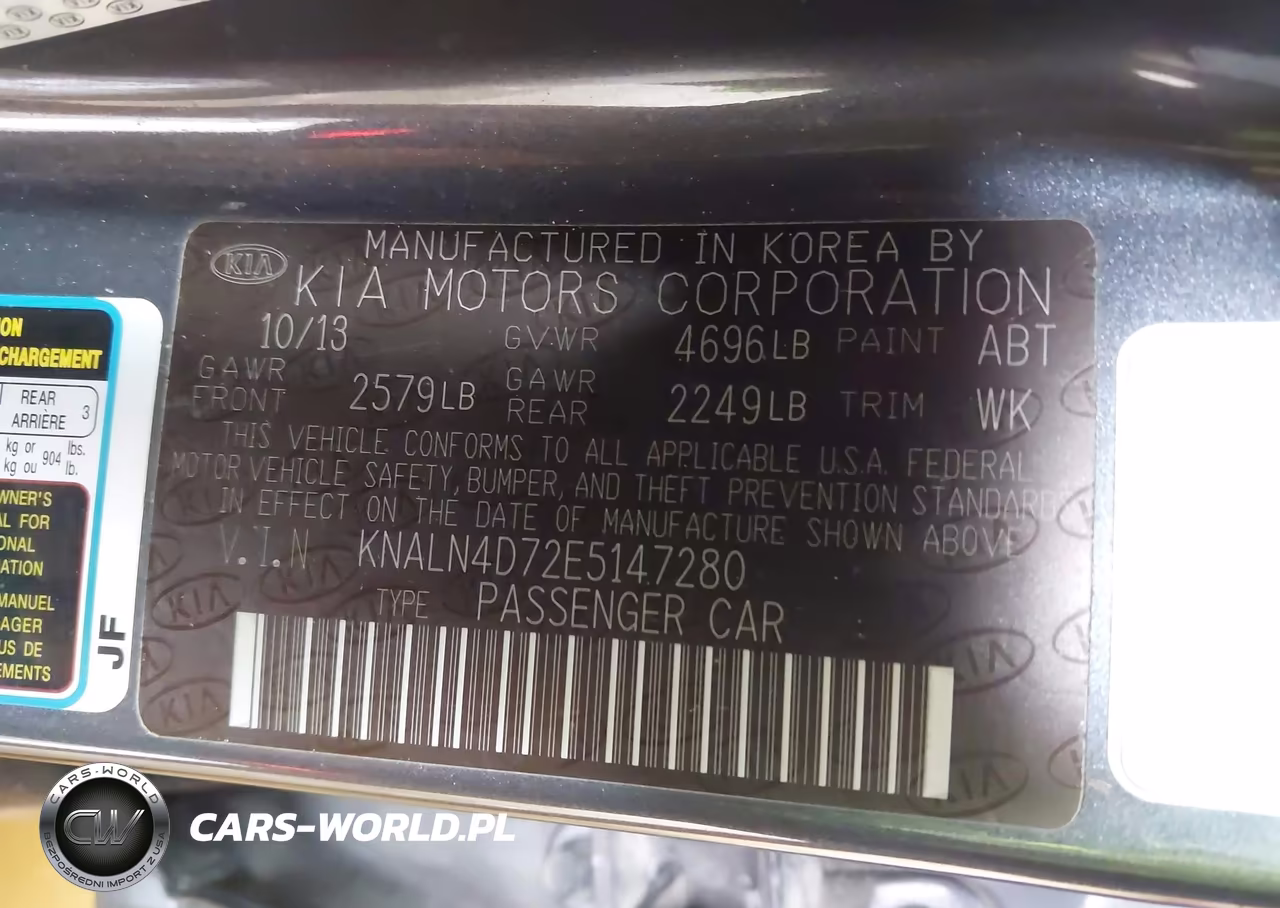 2014 Kia Cadenza Limited VIN:KNALN4D72E5147280 - 9