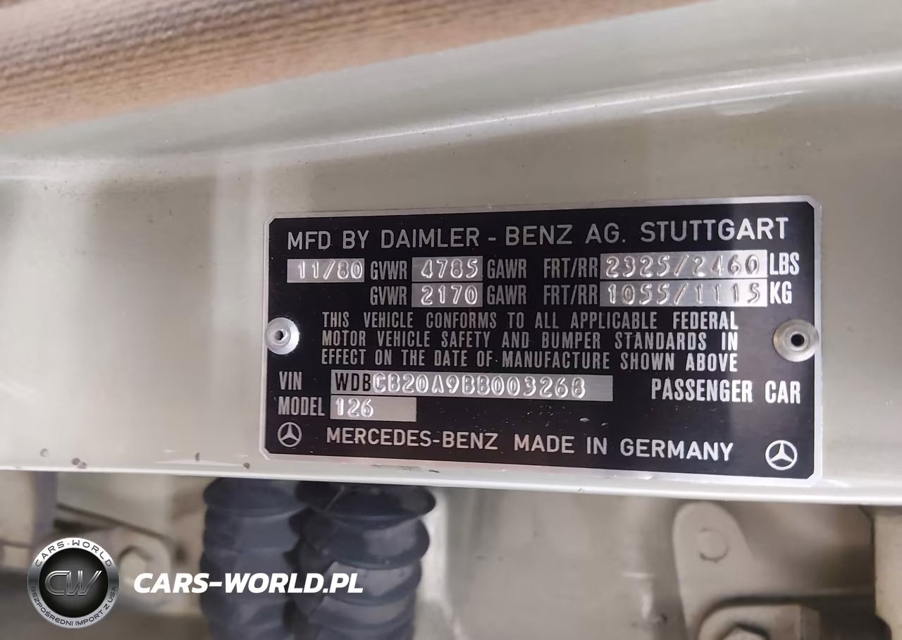 1981 Mercedes-Benz 300 Sd VIN:WDBCB20A9BB003268 - 9