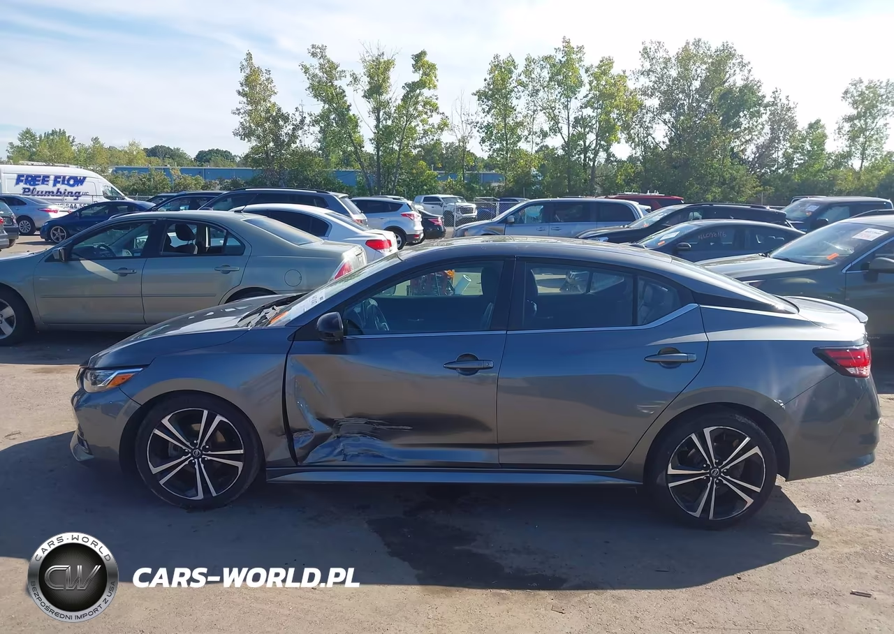 2021 Nissan Sentra Sr Xtronic Cvt VIN:3N1AB8DV0MY215847 - 14