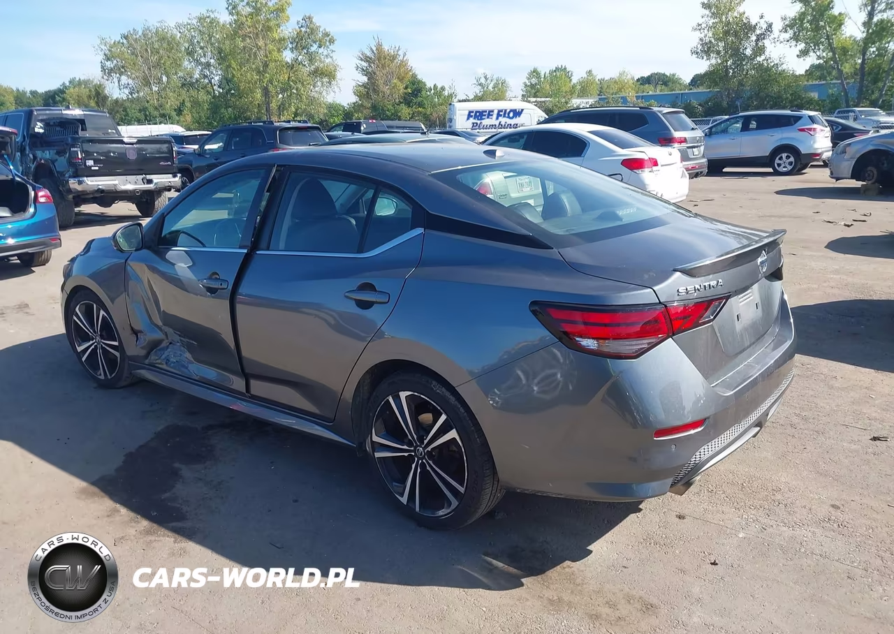 2021 Nissan Sentra Sr Xtronic Cvt VIN:3N1AB8DV0MY215847 - 3