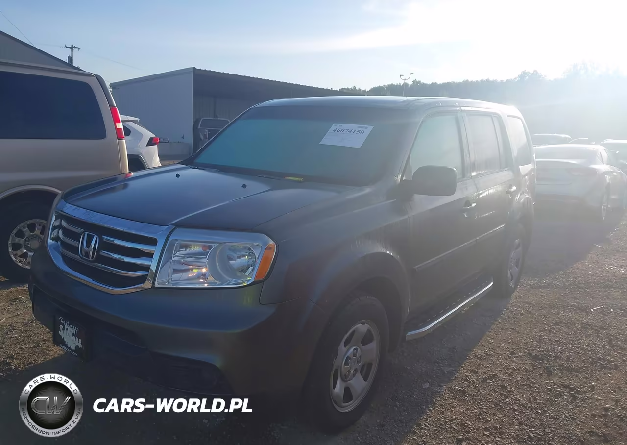 2012 Honda Pilot Lx VIN:5FNYF3H20CB003561 - 2