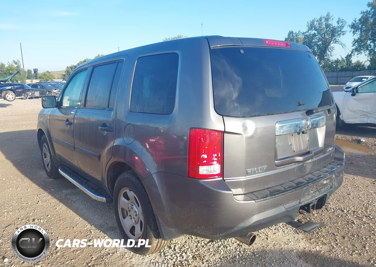 2012 Honda Pilot Lx VIN:5FNYF3H20CB003561 - 3