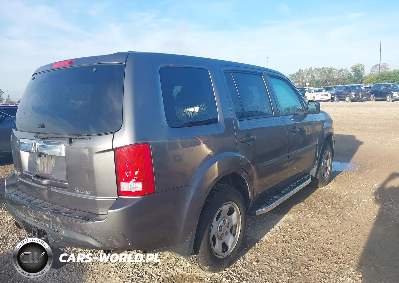 2012 Honda Pilot Lx VIN:5FNYF3H20CB003561 - 4
