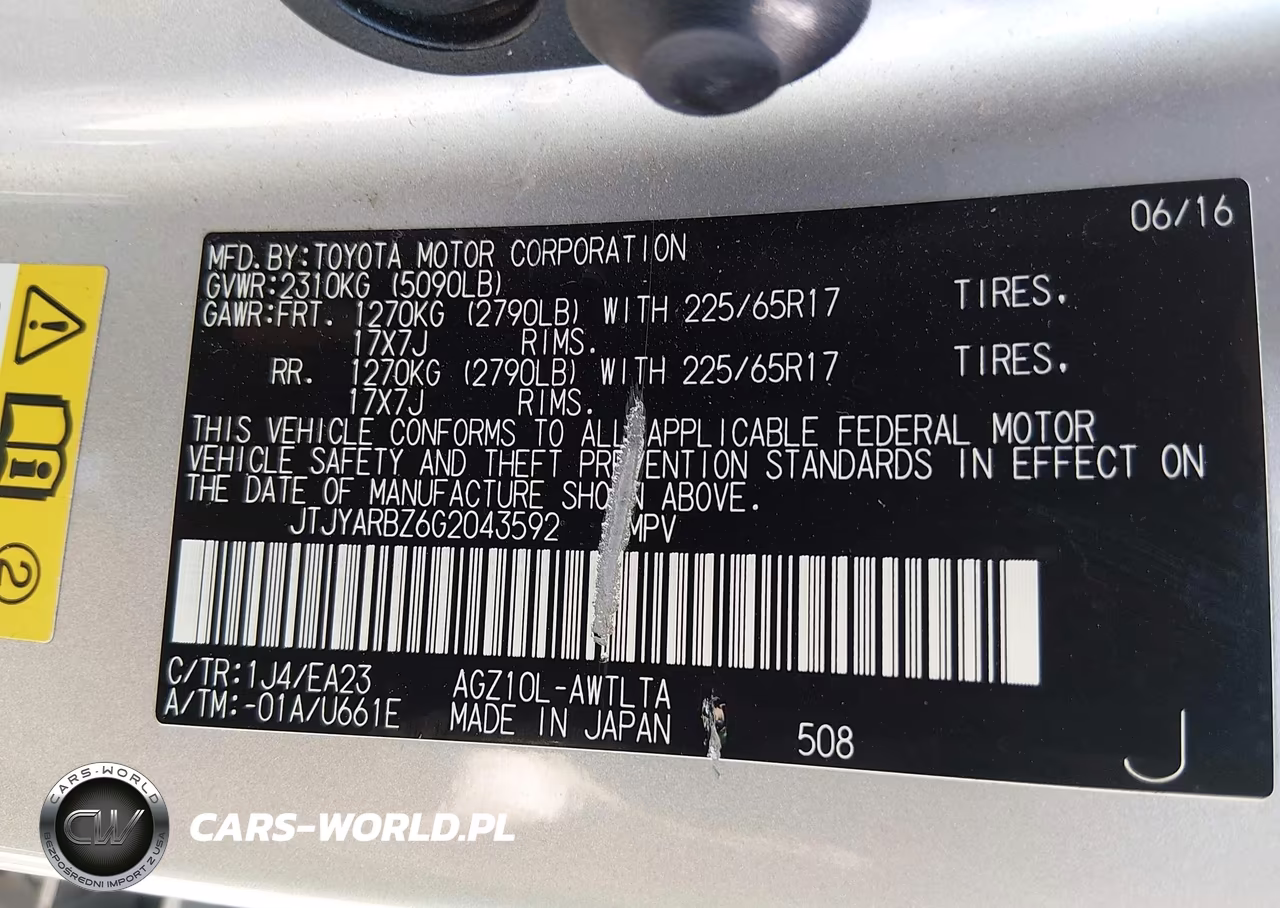 2016 Lexus Nx 200T VIN:JTJYARBZ6G2043592 - 9