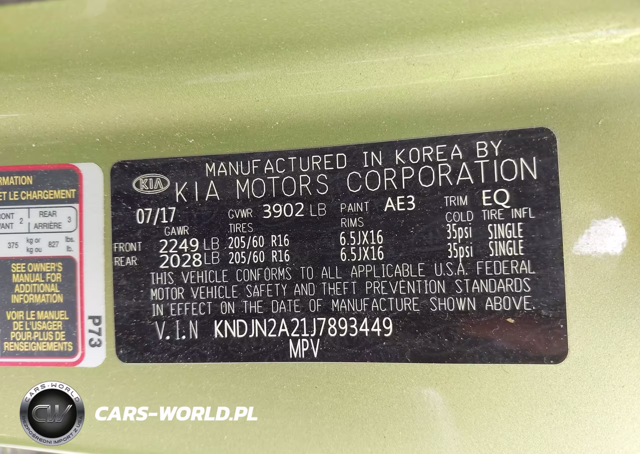2018 Kia Soul VIN:KNDJN2A21J7893449 - 9