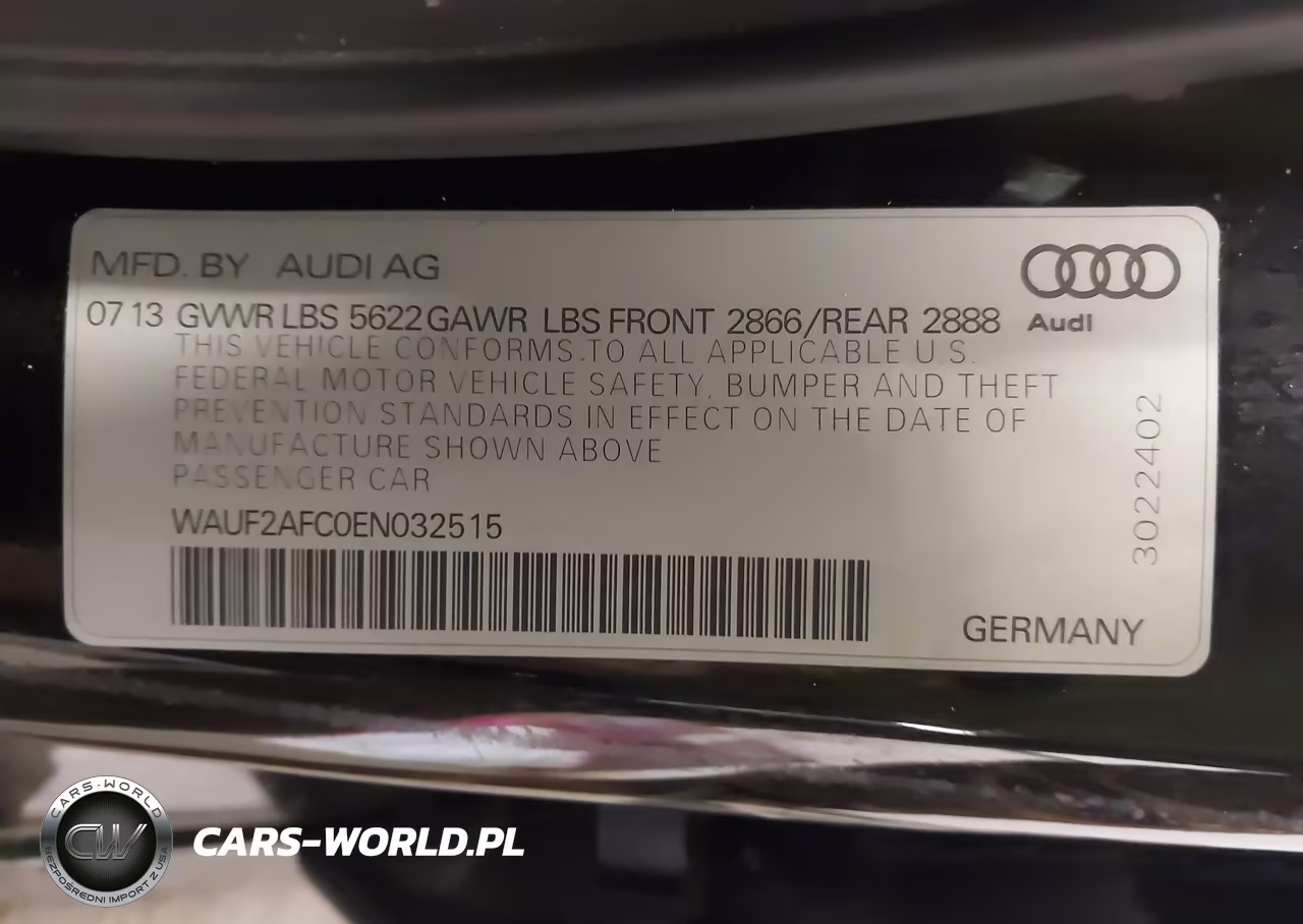 2014 Audi S6 4.0T Prestige VIN:WAUF2AFC0EN032515 - 9