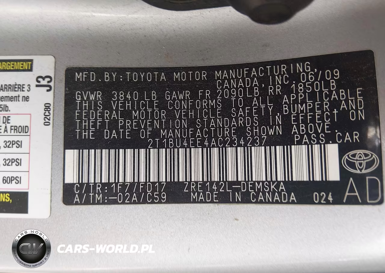 2010 Toyota Corolla S VIN:2T1BU4EE4AC234237 - 9