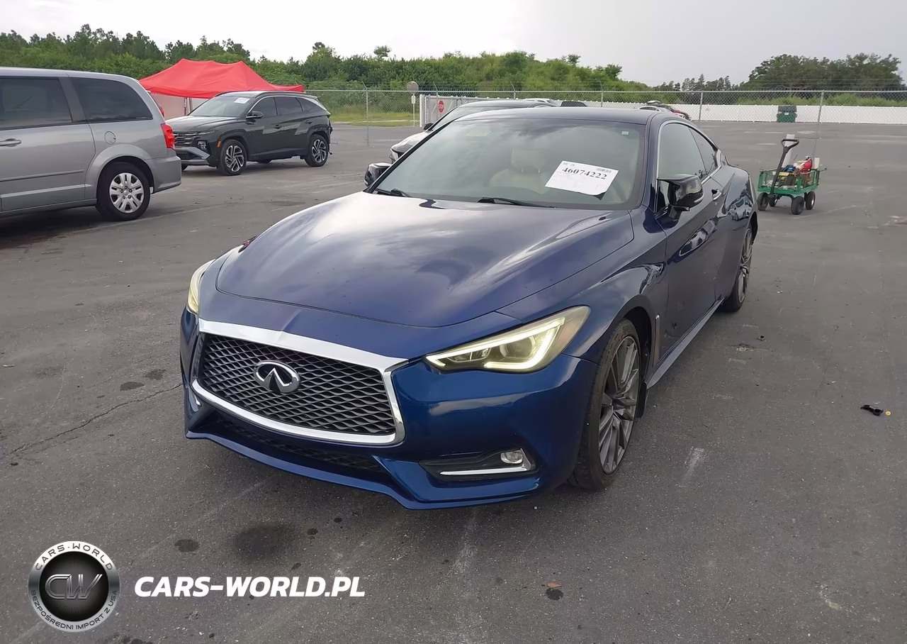 2017 Infiniti Q60 3.0T Red Sport 400 VIN:JN1FV7EL3HM702361 - 2
