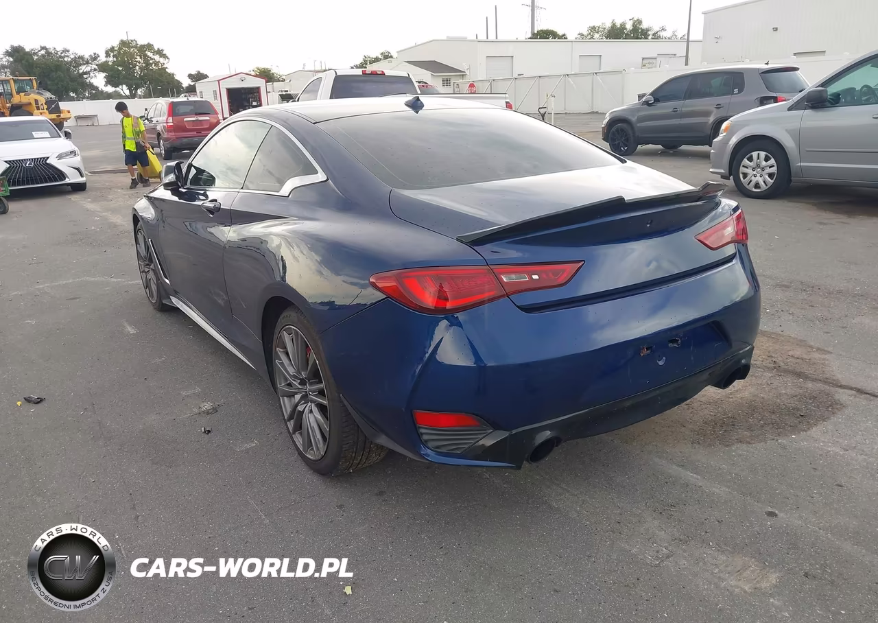 2017 Infiniti Q60 3.0T Red Sport 400 VIN:JN1FV7EL3HM702361 - 3