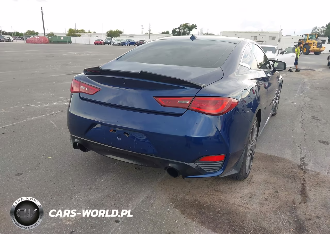 2017 Infiniti Q60 3.0T Red Sport 400 VIN:JN1FV7EL3HM702361 - 4
