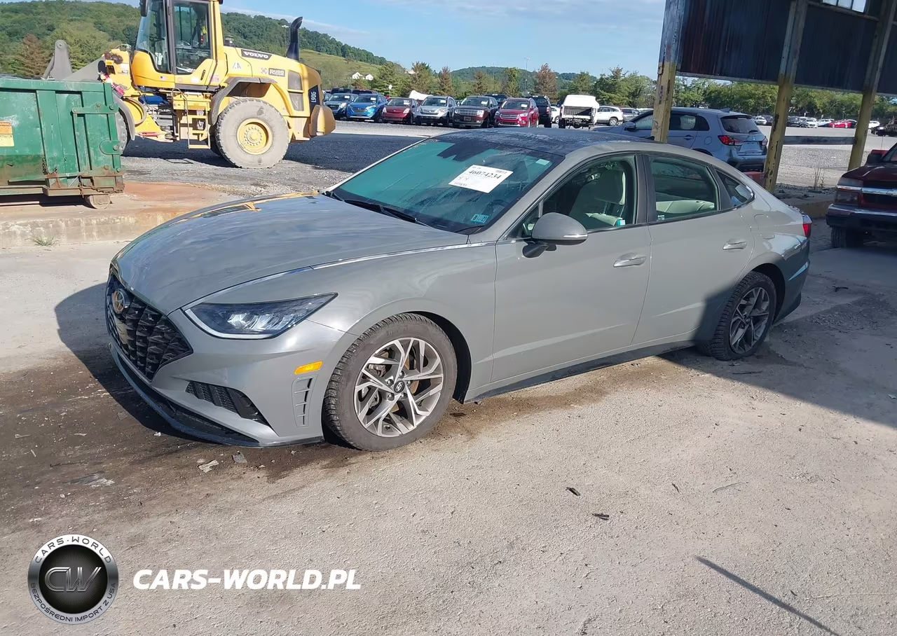2021 Hyundai Sonata Sel VIN:KMHL14JA3MA156196 - 2