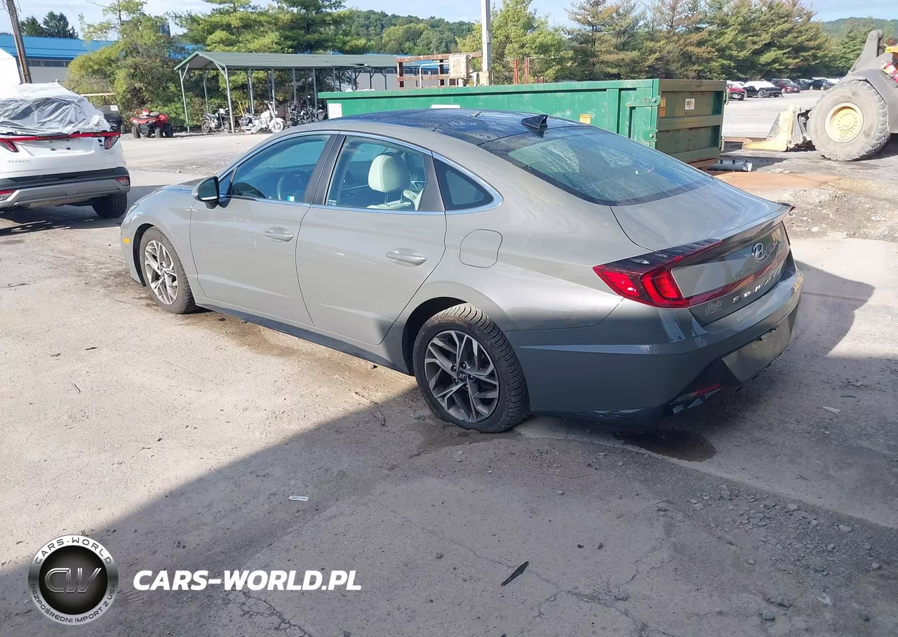 2021 Hyundai Sonata Sel VIN:KMHL14JA3MA156196 - 3