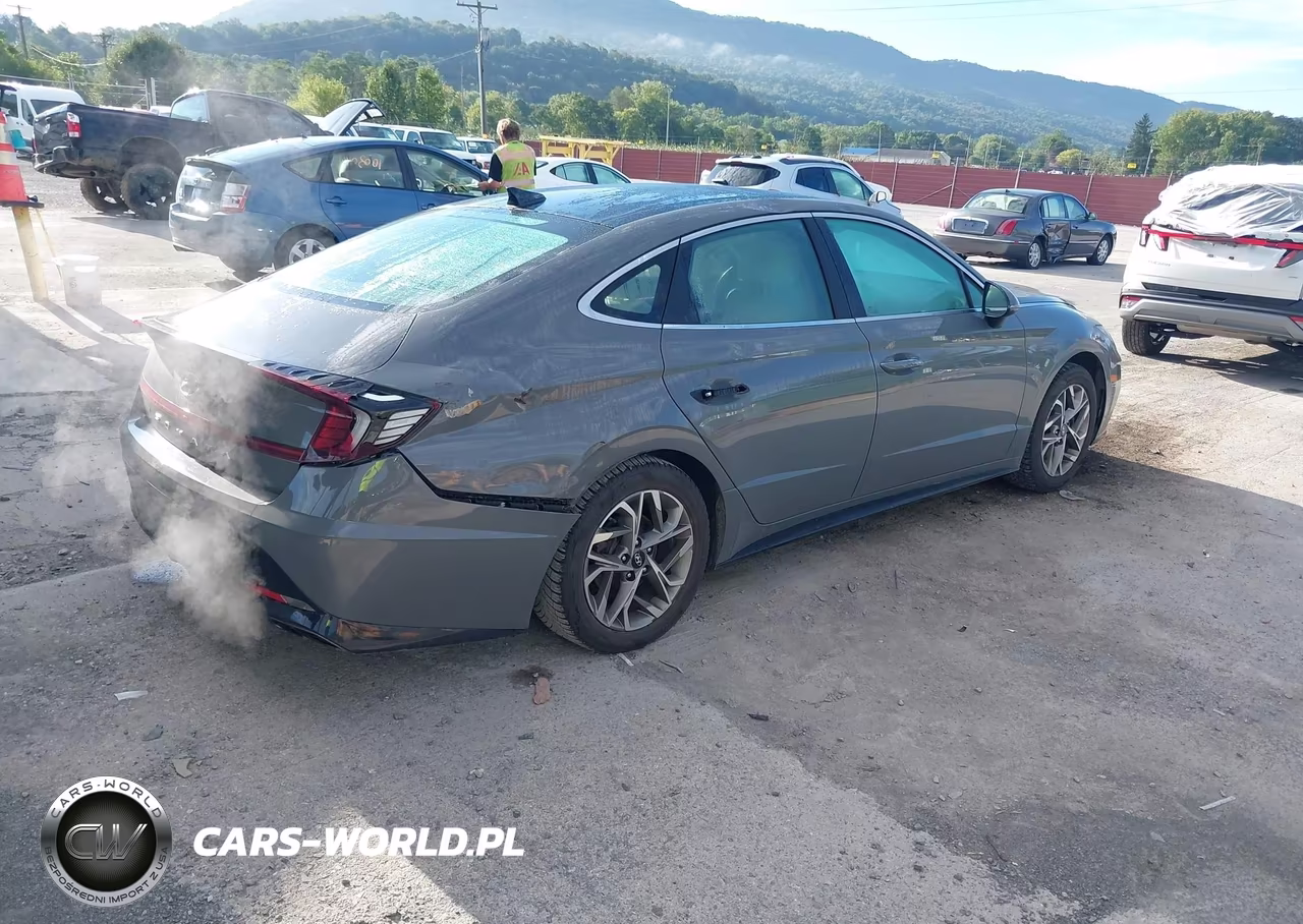 2021 Hyundai Sonata Sel VIN:KMHL14JA3MA156196 - 4