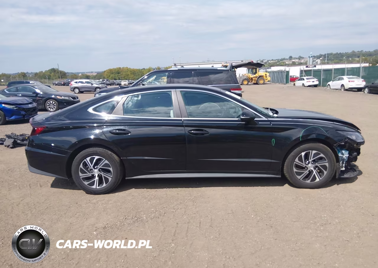 2021 Hyundai Sonata Blue VIN:KMHL24JJXMA035498 - 13
