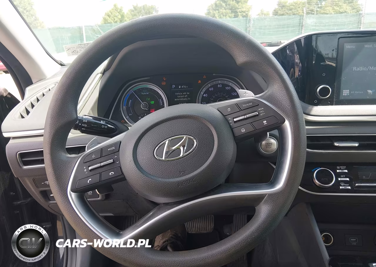 2021 Hyundai Sonata Blue VIN:KMHL24JJXMA035498 - 17