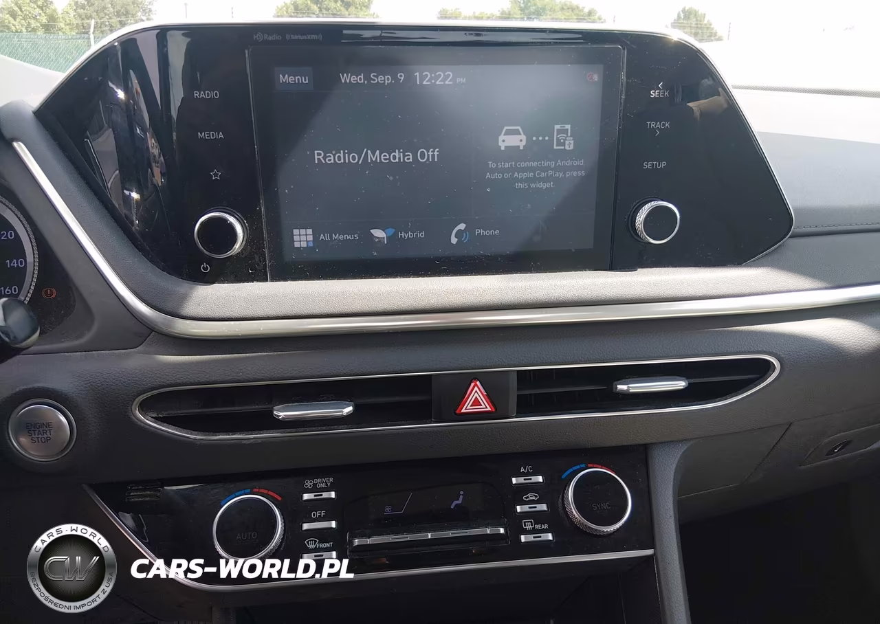 2021 Hyundai Sonata Blue VIN:KMHL24JJXMA035498 - 18