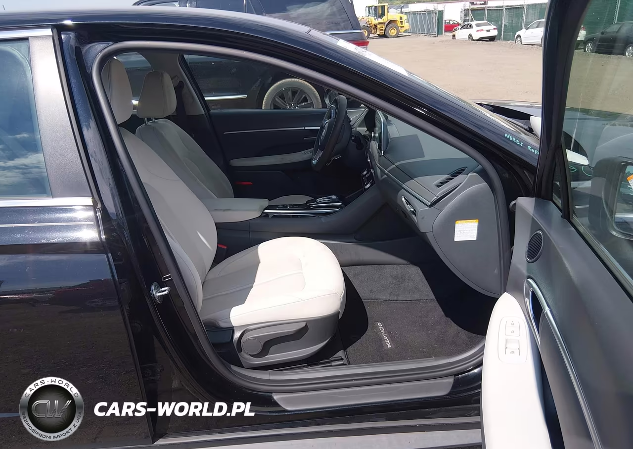 2021 Hyundai Sonata Blue VIN:KMHL24JJXMA035498 - 5