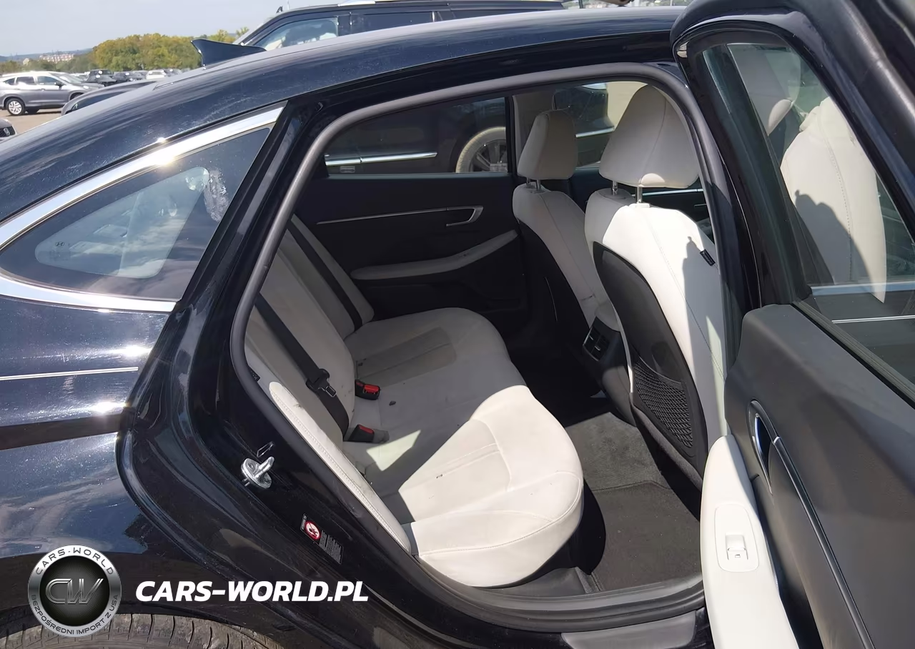 2021 Hyundai Sonata Blue VIN:KMHL24JJXMA035498 - 8