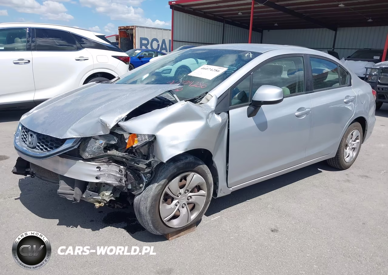 2013 Honda Civic Lx VIN:2HGFB2F57DH560538 - 2