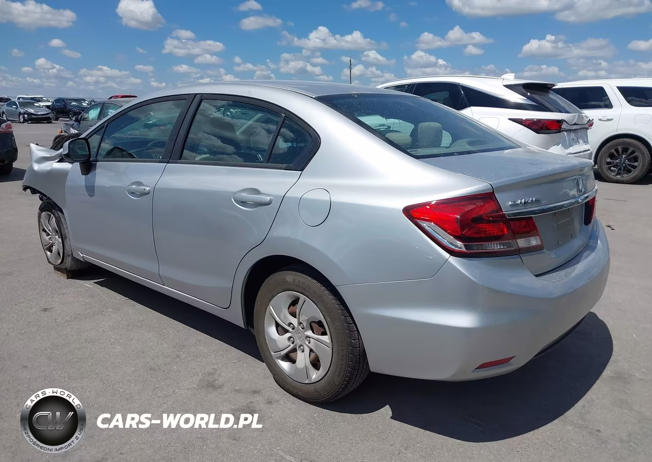 2013 Honda Civic Lx VIN:2HGFB2F57DH560538 - 3