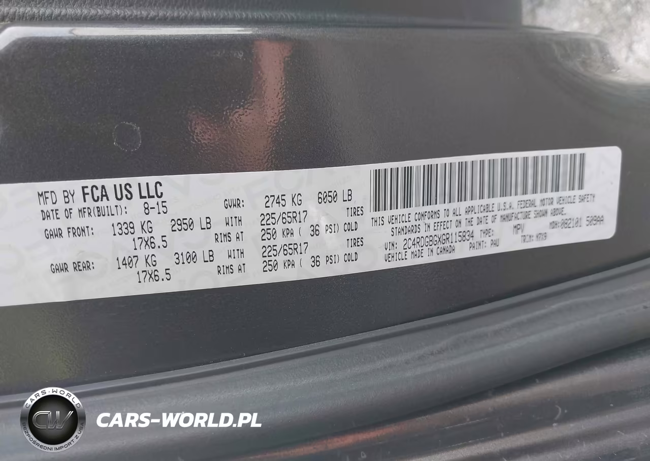 2016 Dodge Grand Caravan Se Plus VIN:2C4RDGBGXGR115834 - 9