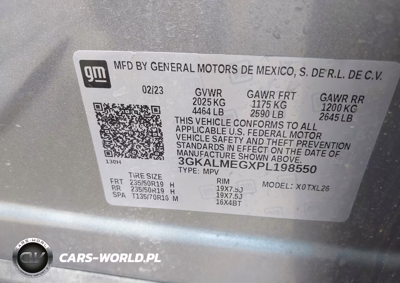 2023 GMC Terrain Fwd Sle VIN:3GKALMEGXPL198550 - 9