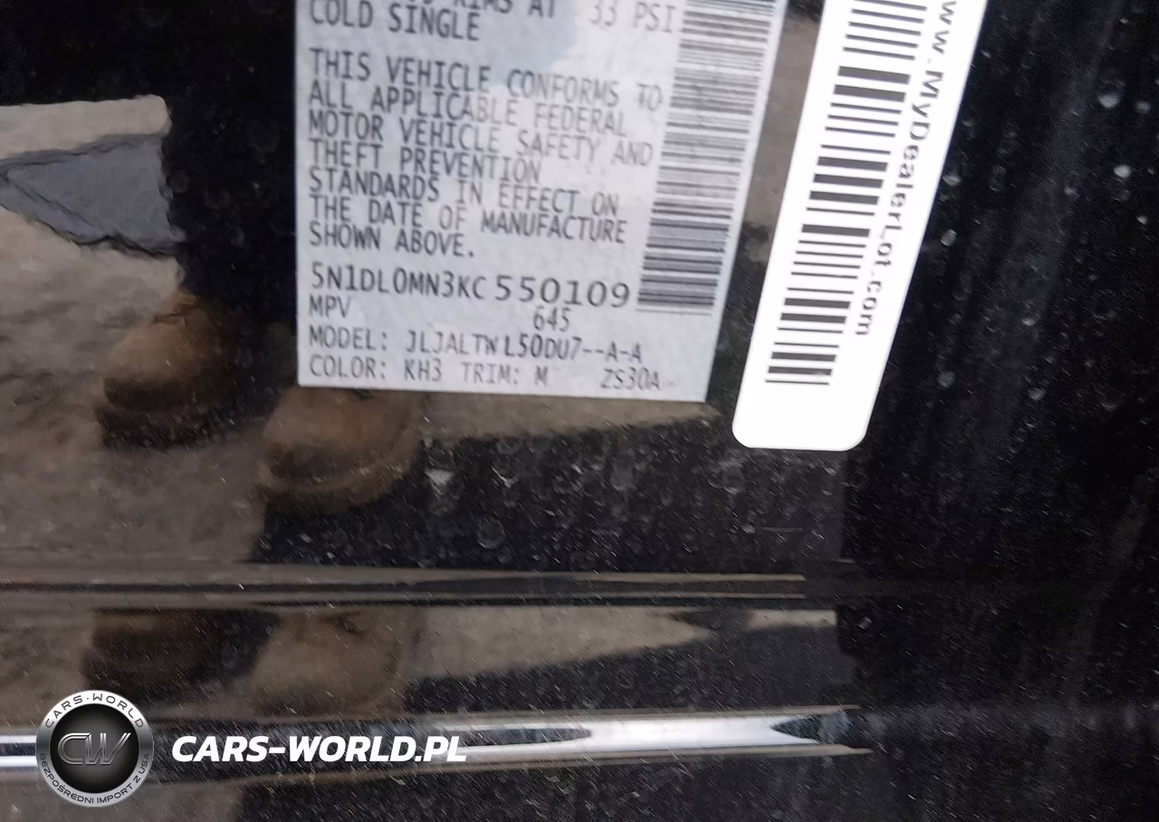 2019 Infiniti Qx60 Luxe VIN:5N1DL0MN3KC550109 - 9