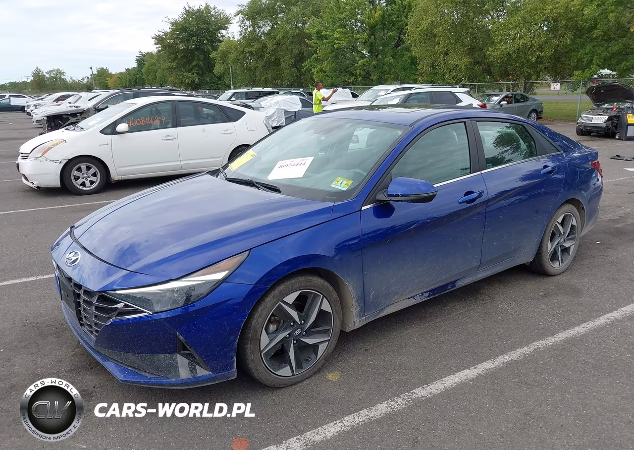 2021 Hyundai Elantra Sel VIN:5NPLN4AG7MH012592 - 2