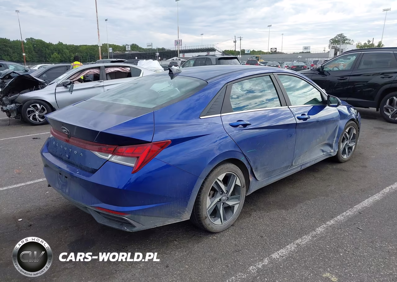 2021 Hyundai Elantra Sel VIN:5NPLN4AG7MH012592 - 4