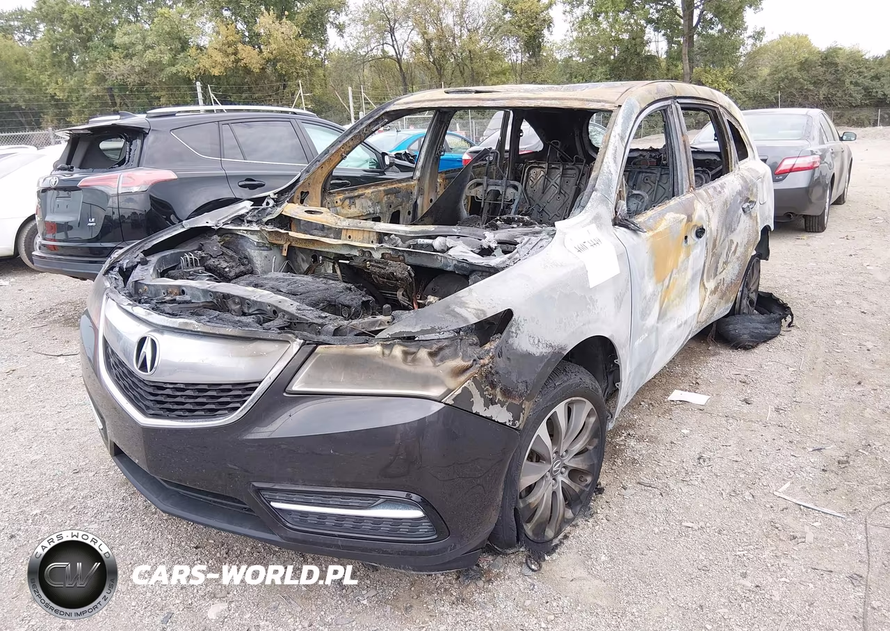 2015 Acura Mdx Technology Package VIN:5FRYD4H48FB006644 - 2