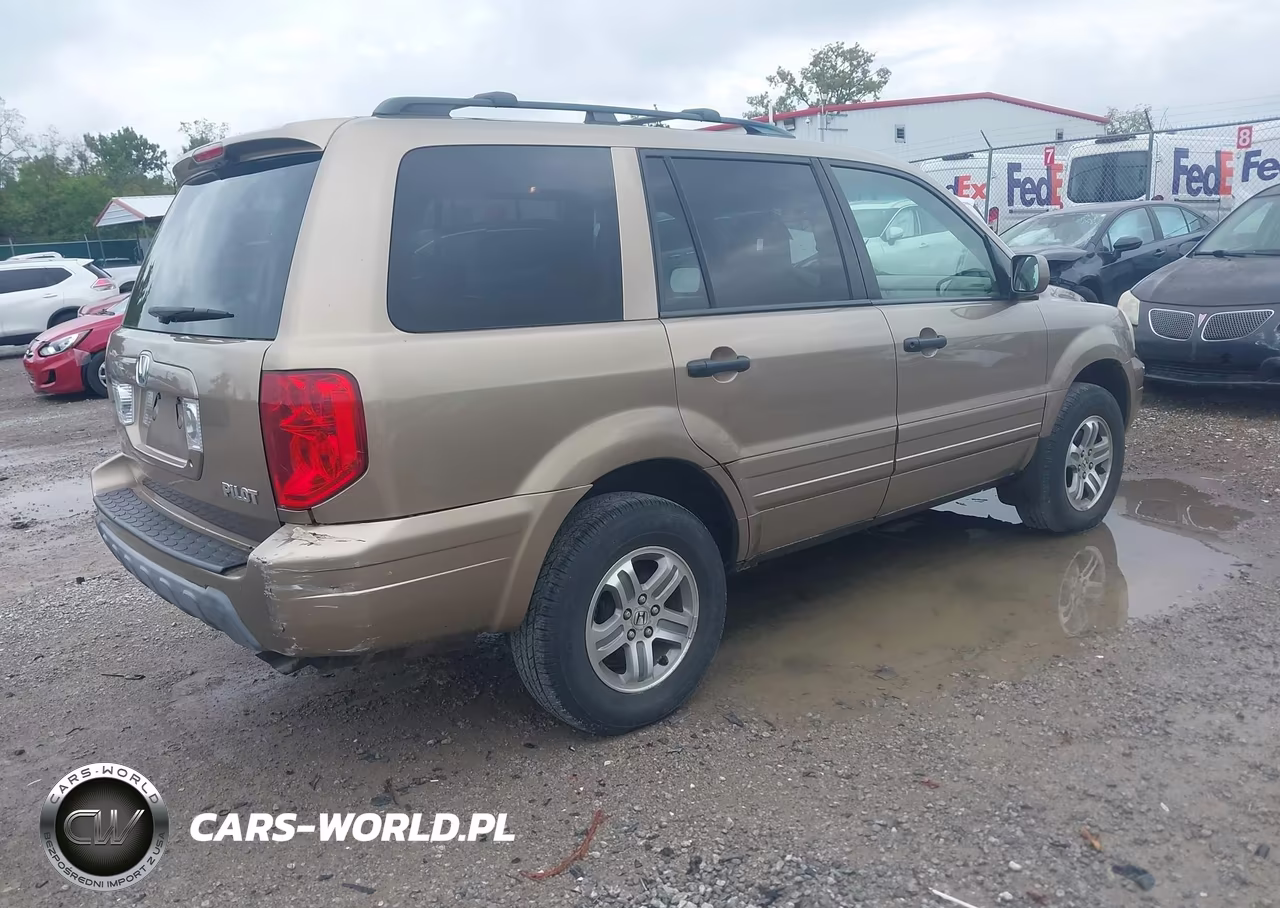 2003 Honda Pilot Ex-L VIN:2HKYF18593H532748 - 4