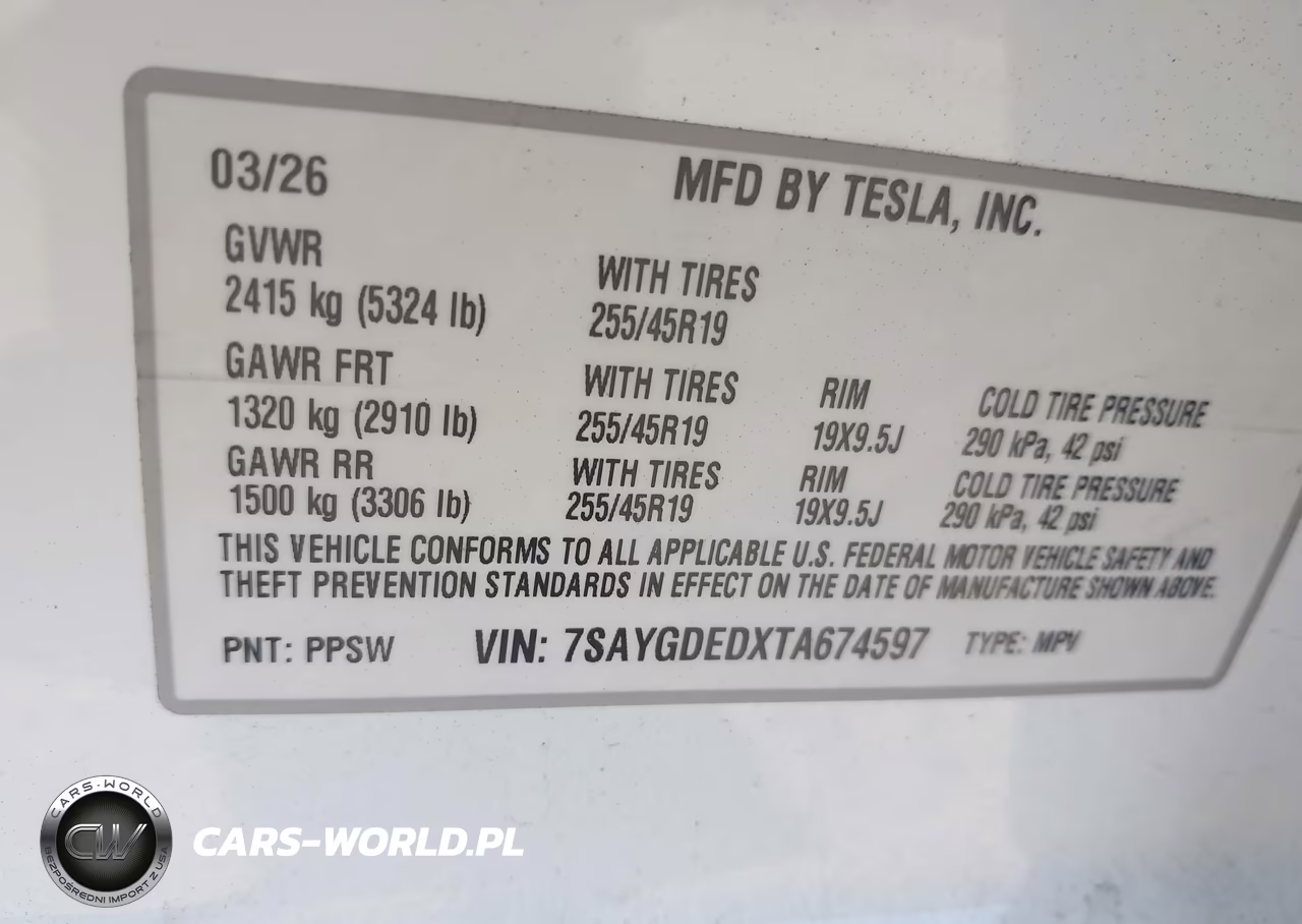 2026 Tesla Model Y Premium Rear-Wheel Drive-Rear-Wheel Drive VIN:7SAYGDEDXTA674597 - 9