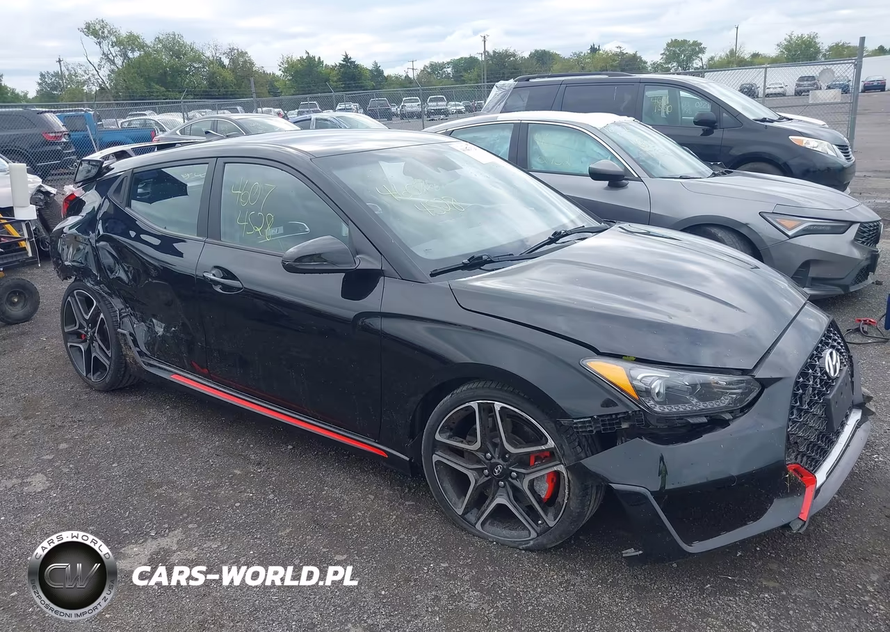 2022 Hyundai Veloster N VIN:KMHT36AH4NU013308 - 1