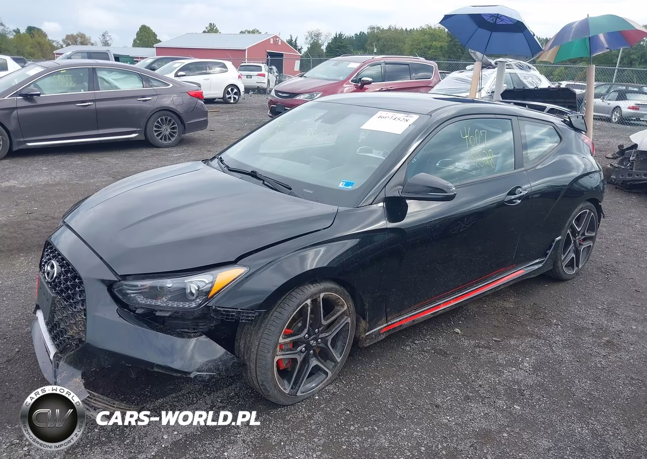2022 Hyundai Veloster N VIN:KMHT36AH4NU013308 - 2