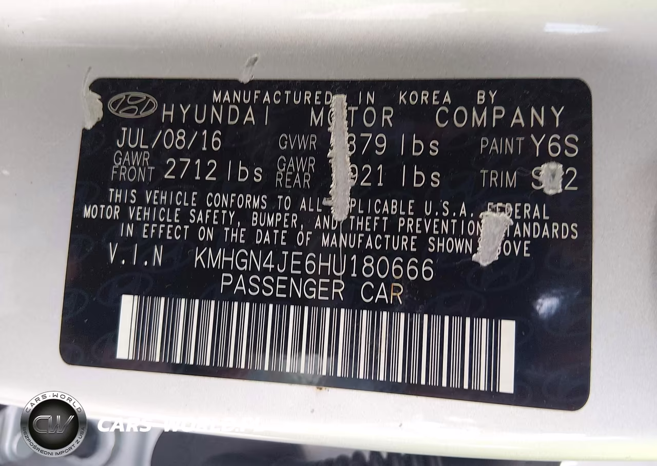 2017 Genesis G80 3.8 VIN:KMHGN4JE6HU180666 - 9